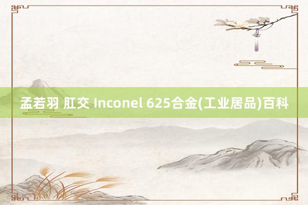 孟若羽 肛交 Inconel 625合金(工业居品)百科