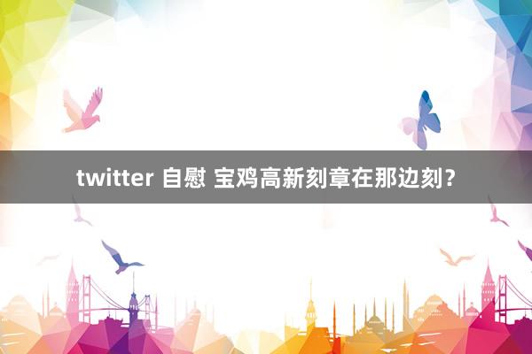 twitter 自慰 宝鸡高新刻章在那边刻？