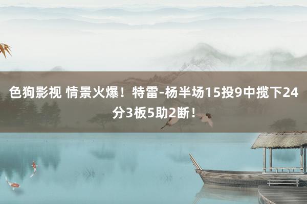 色狗影视 情景火爆！特雷-杨半场15投9中揽下24分3板5助2断！