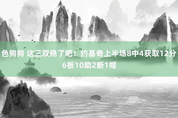 色狗狗 这三双稳了吧！约基奇上半场8中4获取12分6板10助