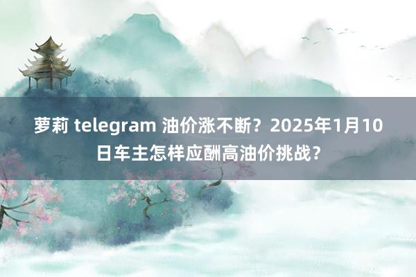 萝莉 telegram 油价涨不断？2025年1月10日车主